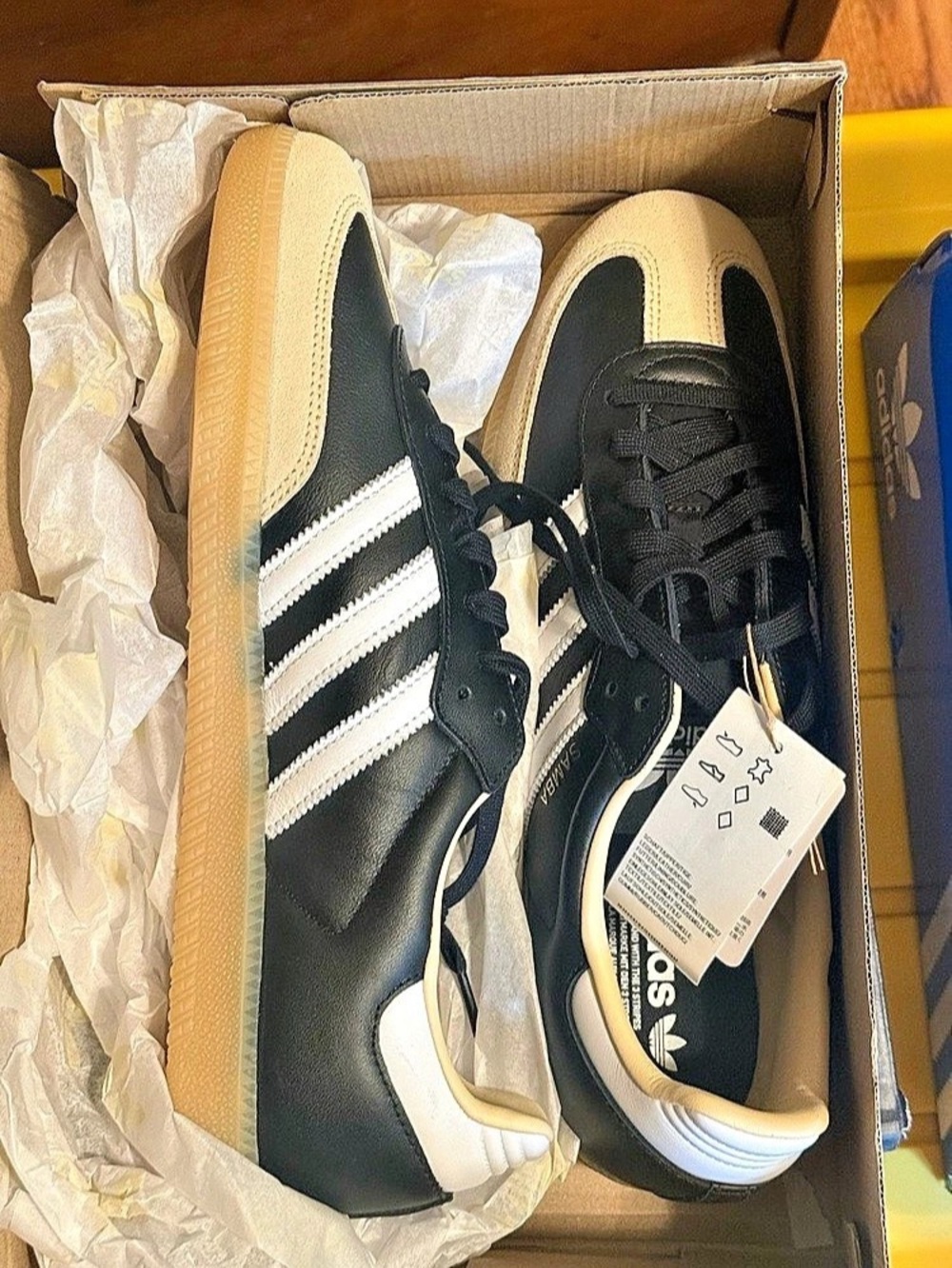 adidas Samba OG Black & White Sneakers US 12 NWT